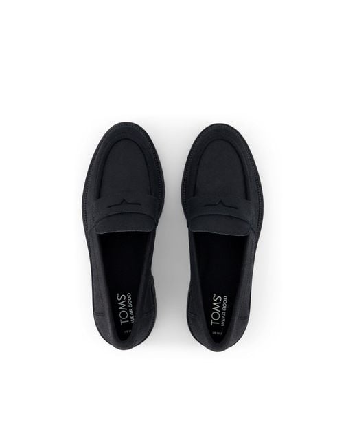 TOMS Blue Cara Loafer Shoes