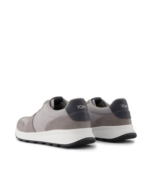 TOMS Gray Trvl Lite Retro Trainer for men