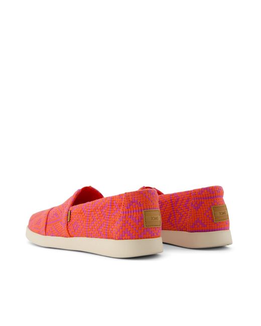 TOMS Red Alpargata Plus