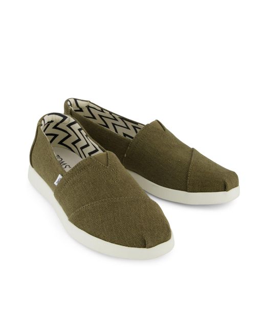 TOMS Green Alpargata Plus