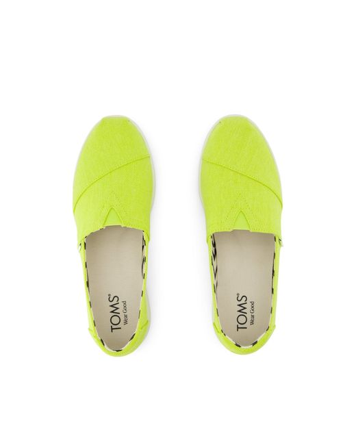 TOMS Yellow Alpargata Plus