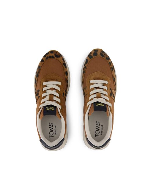 TOMS Brown Trvl Lite Retro Trainer