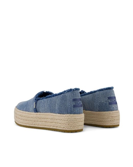 TOMS Blue Valencia Espadrille