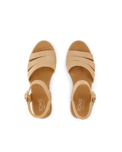 TOMS Natural Julia Wedge Sandal