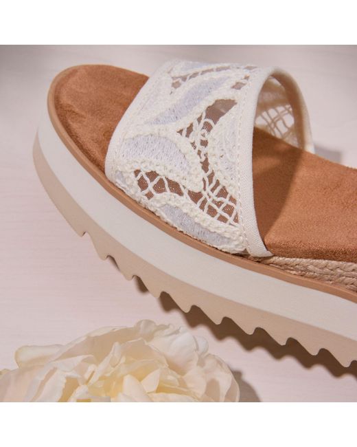 TOMS Metallic Diana Wedge Sandal