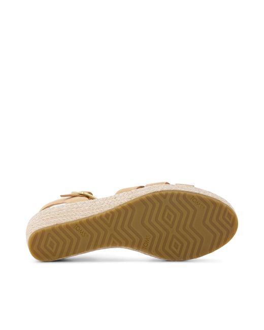 TOMS Natural Julia Wedge Sandal