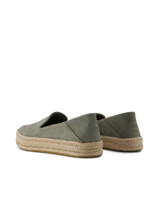 TOMS Green Carolina Espadrille