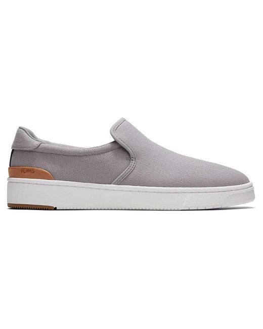 TOMS Drizzle Grey Canvas Trvl Lite Sneakers Instappers in het Grijs voor  heren - Lyst
