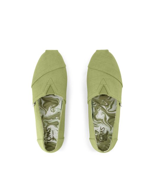 TOMS Green Matcha Alpargata for men
