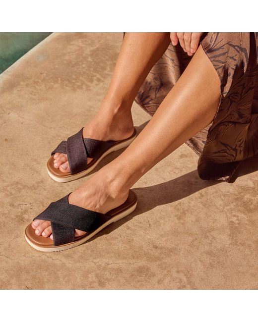 TOMS Blue Mae Crossover Sandal