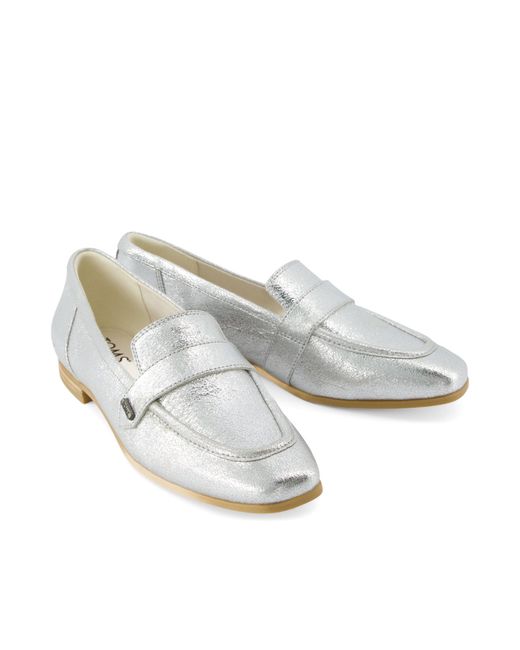 TOMS Gray Lynette Loafer Shoes