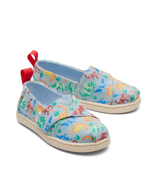 TOMS Blue Alpargata Toddler Shoe