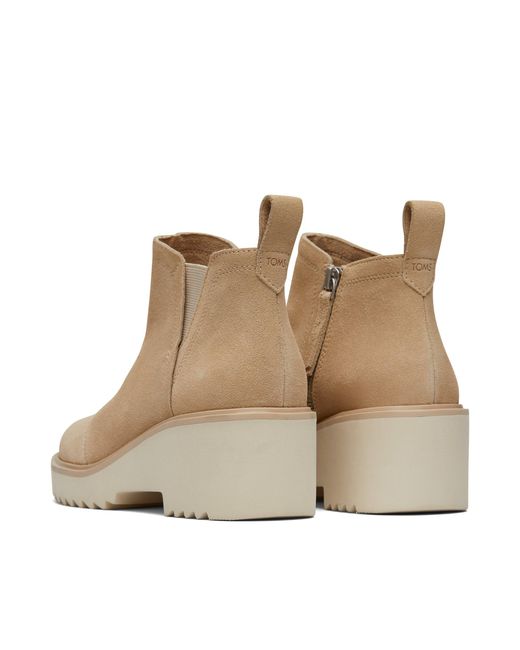 TOMS Natural Maude Wedge Boots