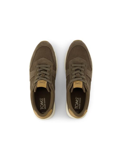 TOMS Brown Trvl Lite Retro Trainer for men