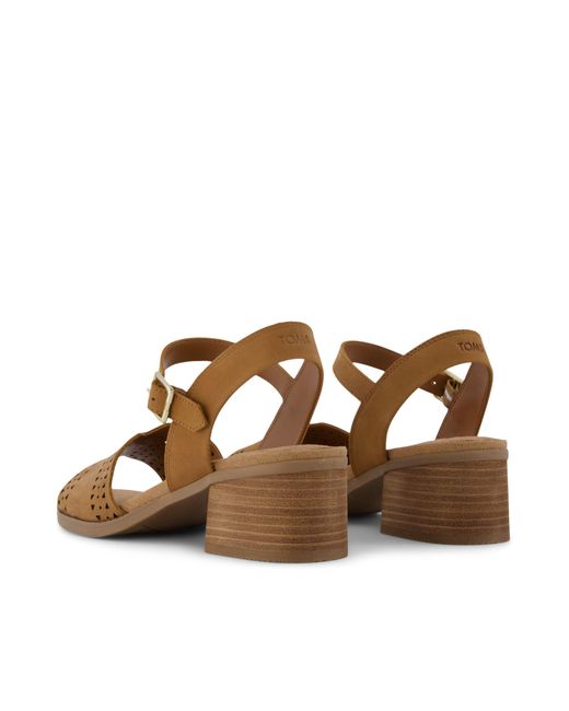 TOMS Brown Eloise Heel Sandal