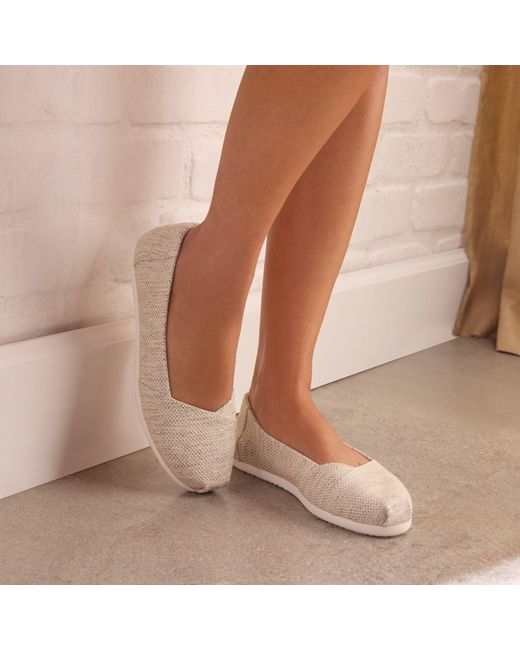 TOMS Natural Alpargata Ballet Flat