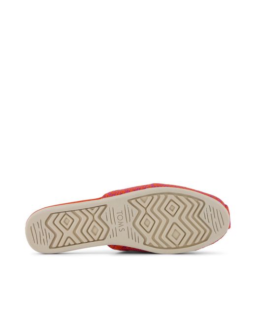 TOMS Red Alpargata Mule