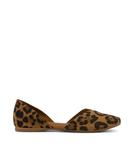TOMS Brown Gemma D'Orsay Flat