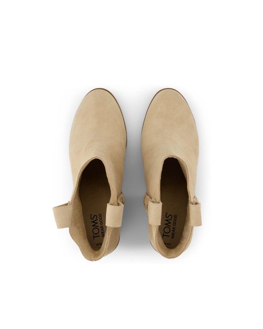 TOMS Natural Constance Heeled Boots
