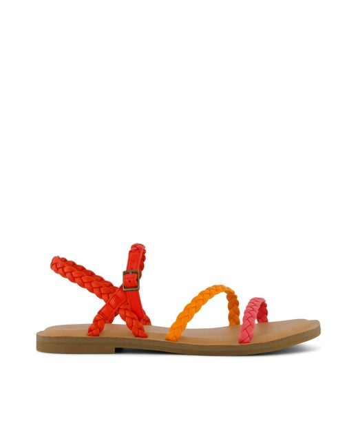 TOMS Red Kira Sandal