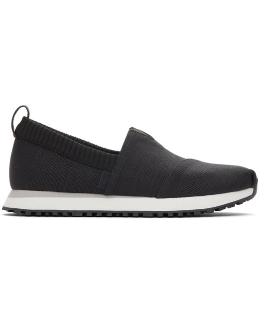 TOMS Vegan Trainer Heritage Canvas Resident Slip On Shoe in Black for Men Lyst UK