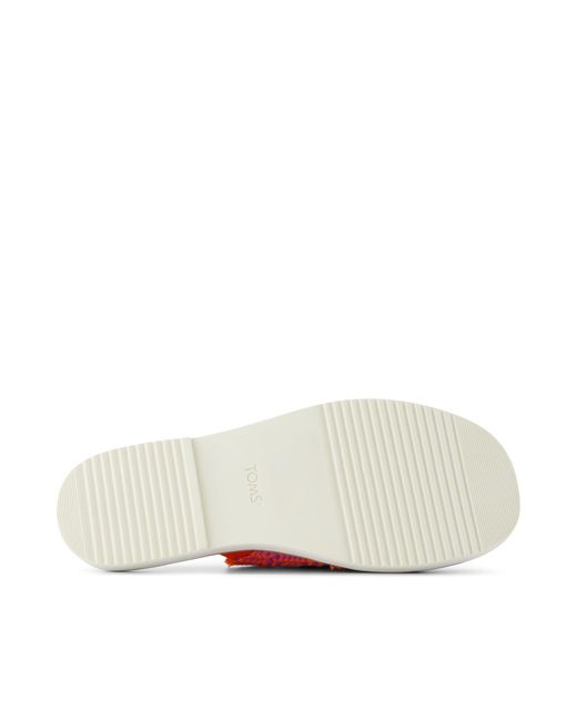 TOMS Red Mae Crossover Sandal