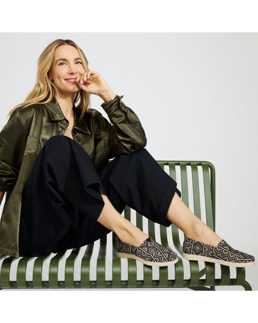 TOMS Black Alpargata Plus