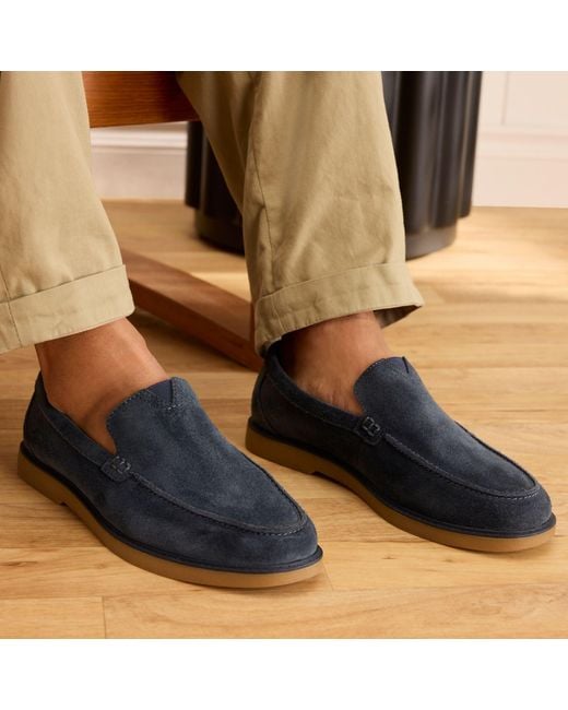 TOMS Blue Marcos Loafer Shoes for men