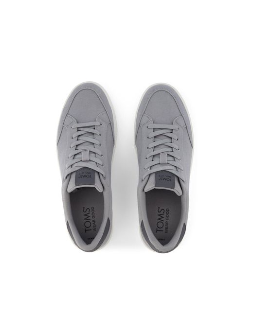 TOMS Gray Trvl Lite Rio Twill Trainer for men