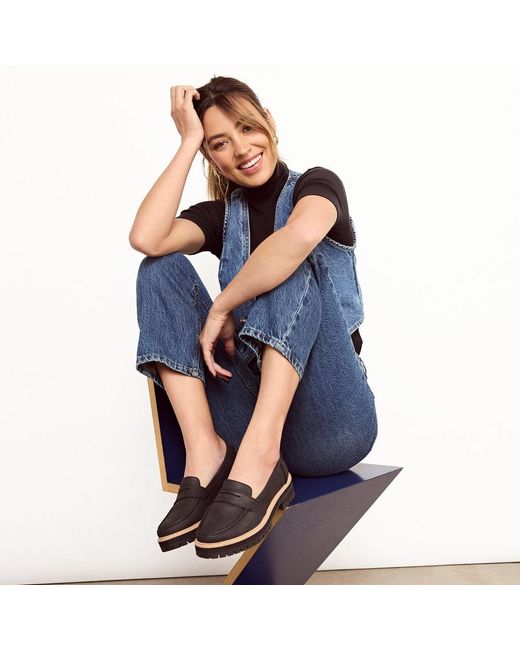 TOMS Black Cara Loafer Shoes