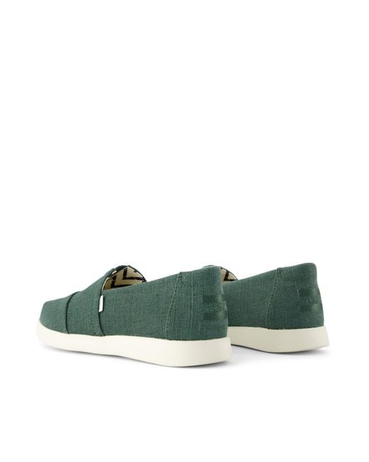 TOMS Green Alpargata Plus