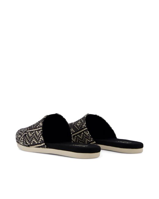 TOMS Black Alpargata Mule
