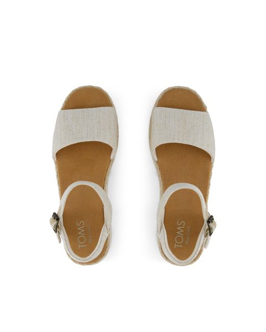 TOMS Metallic Ronan Platform Sandal