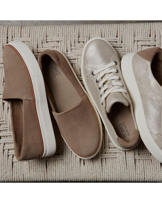 TOMS Natural Kameron Slip On Trainer