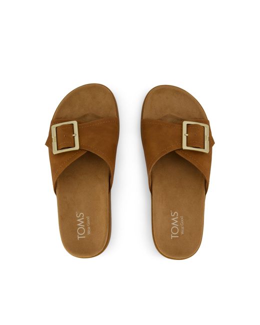 TOMS Brown Marin Slide Sandal
