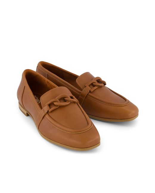 TOMS Brown Lynette Loafer Shoes