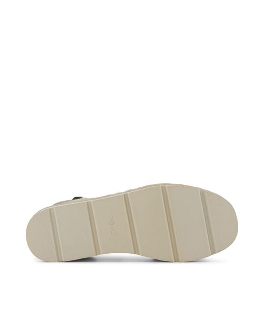 TOMS Metallic Ronan Platform Sandal
