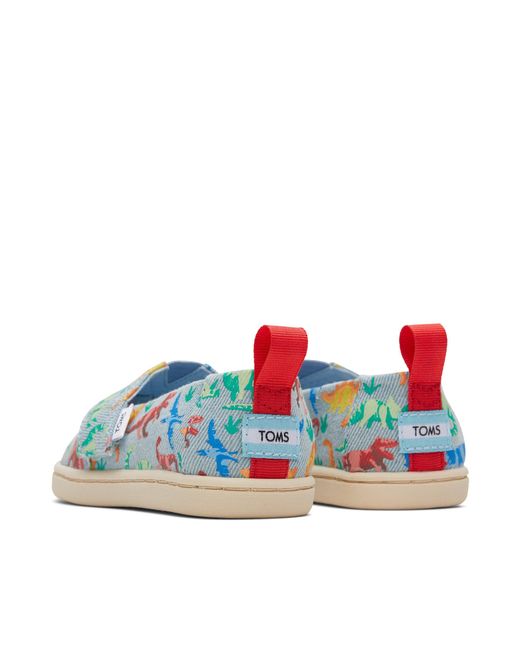 TOMS Blue Alpargata Toddler Shoe