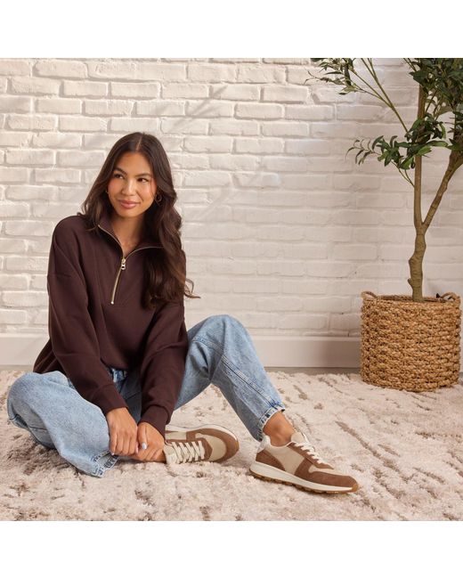 TOMS Natural Trvl Lite Retro Trainer