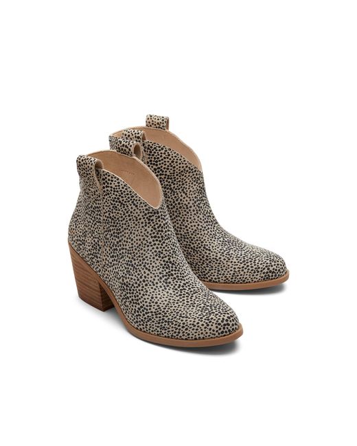 TOMS Brown Constance Heeled Boots