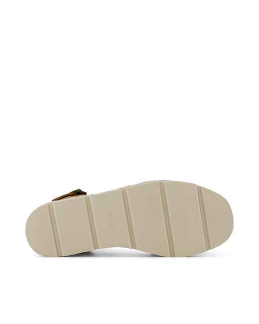 TOMS Brown Ronan Platform Sandal