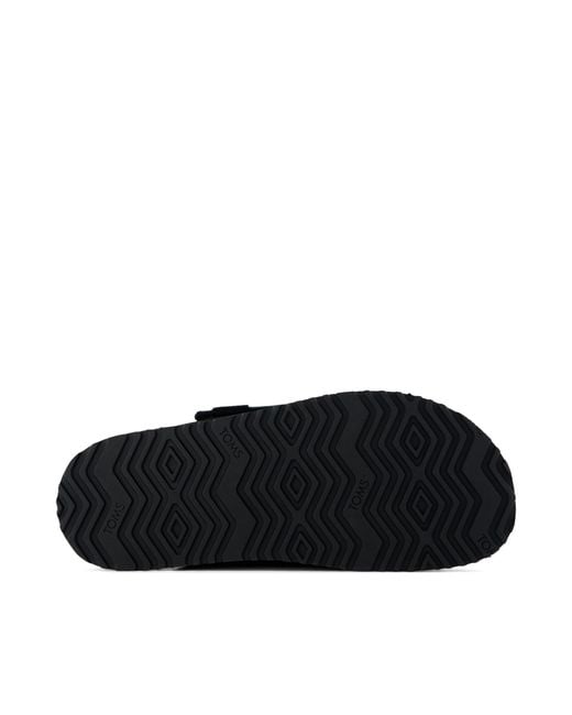 TOMS Black Danilo Sandal for men