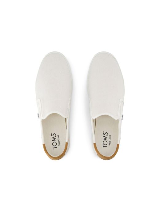 TOMS White Baja 2.0 Trainer for men