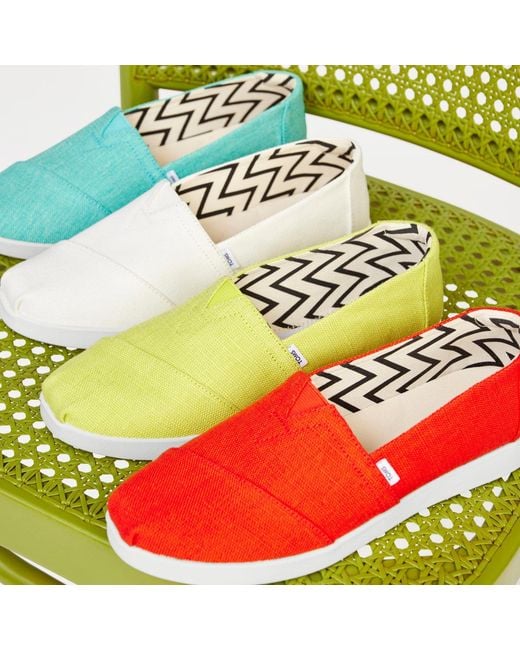 TOMS Yellow Alpargata Plus