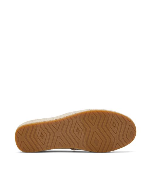 TOMS White Valencia Platform Espadrille