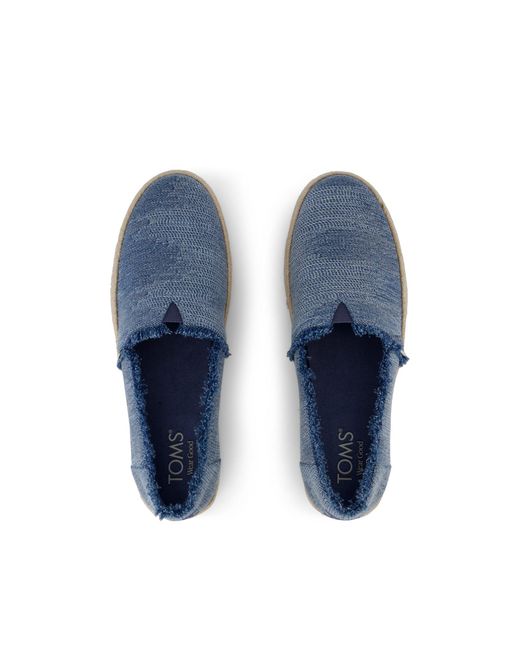 TOMS Blue Valencia Espadrille
