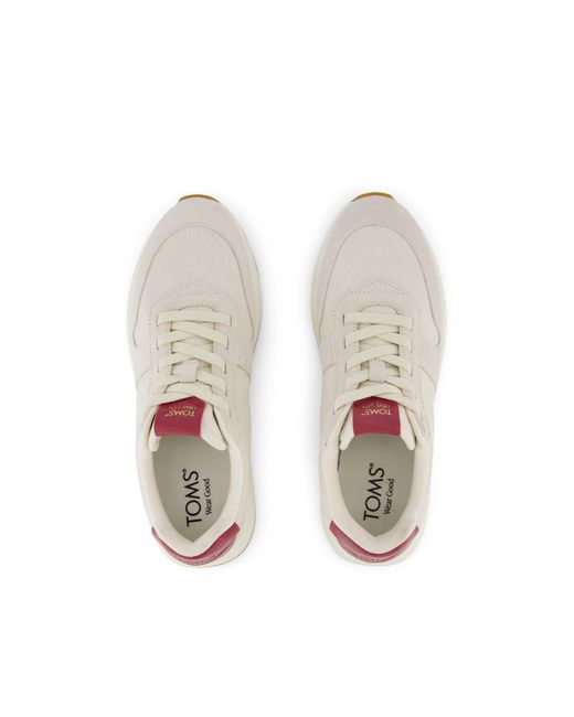 TOMS White Trvl Lite Retro Trainer