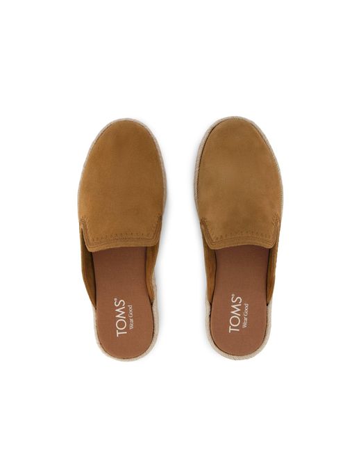 TOMS Brown Santiago Mule Espadrille