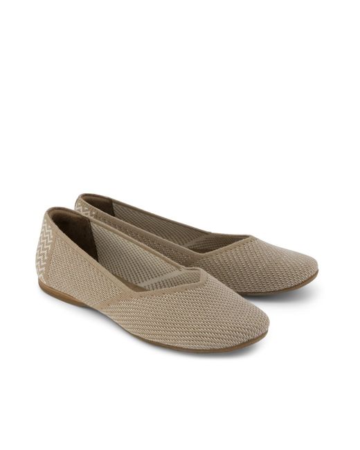 TOMS Gray Gemma Flat