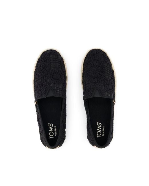 TOMS Black Alpargata Rope 2.0 Espadrille